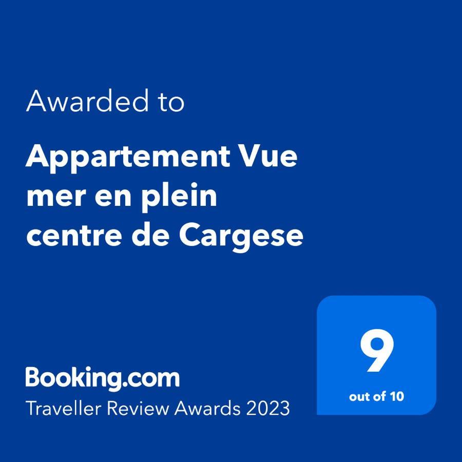 Appartement Vue Mer En Plein Centre De Cargese Exterior photo